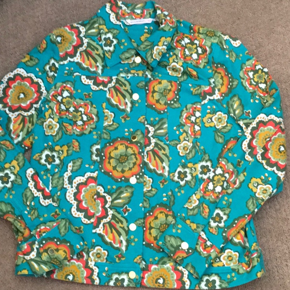 Isaac Mizrahi Live Knit Jean Jacket